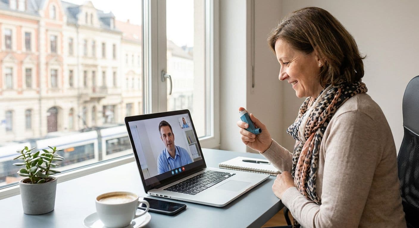 Online doctor for expats managing asthma